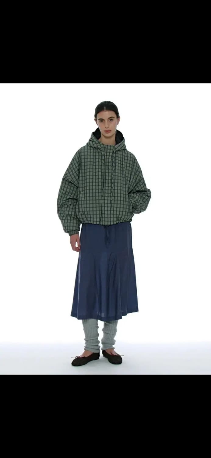 [파르티멘토우먼x송이송이] 리버시블 후디드 윈드브레이커_블랙 상품이미지3