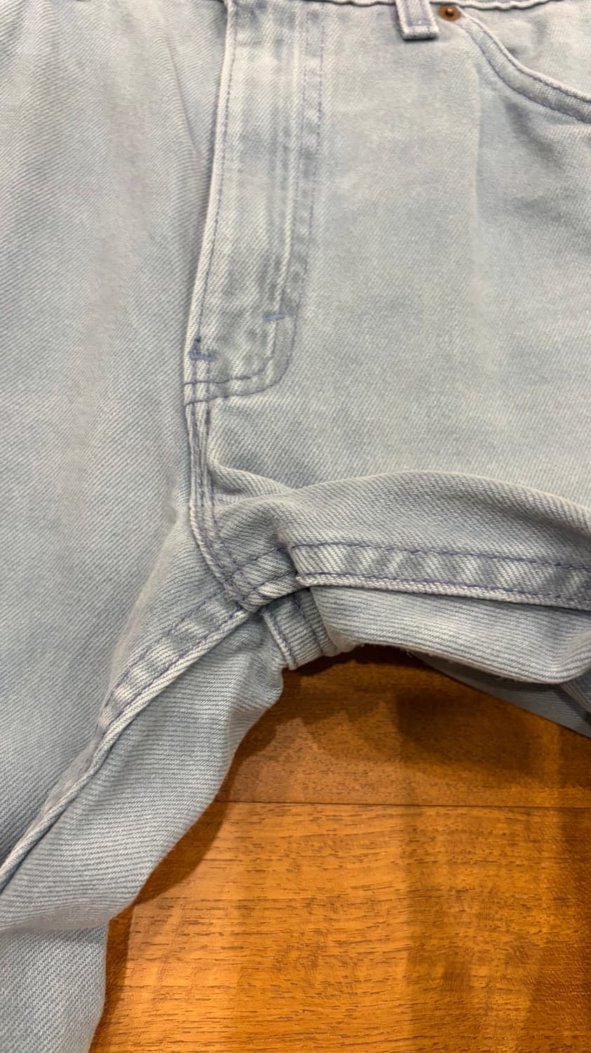 [33] 리바이스 550 오렌지탭 연청 그레이 데님 팬츠 상품이미지6