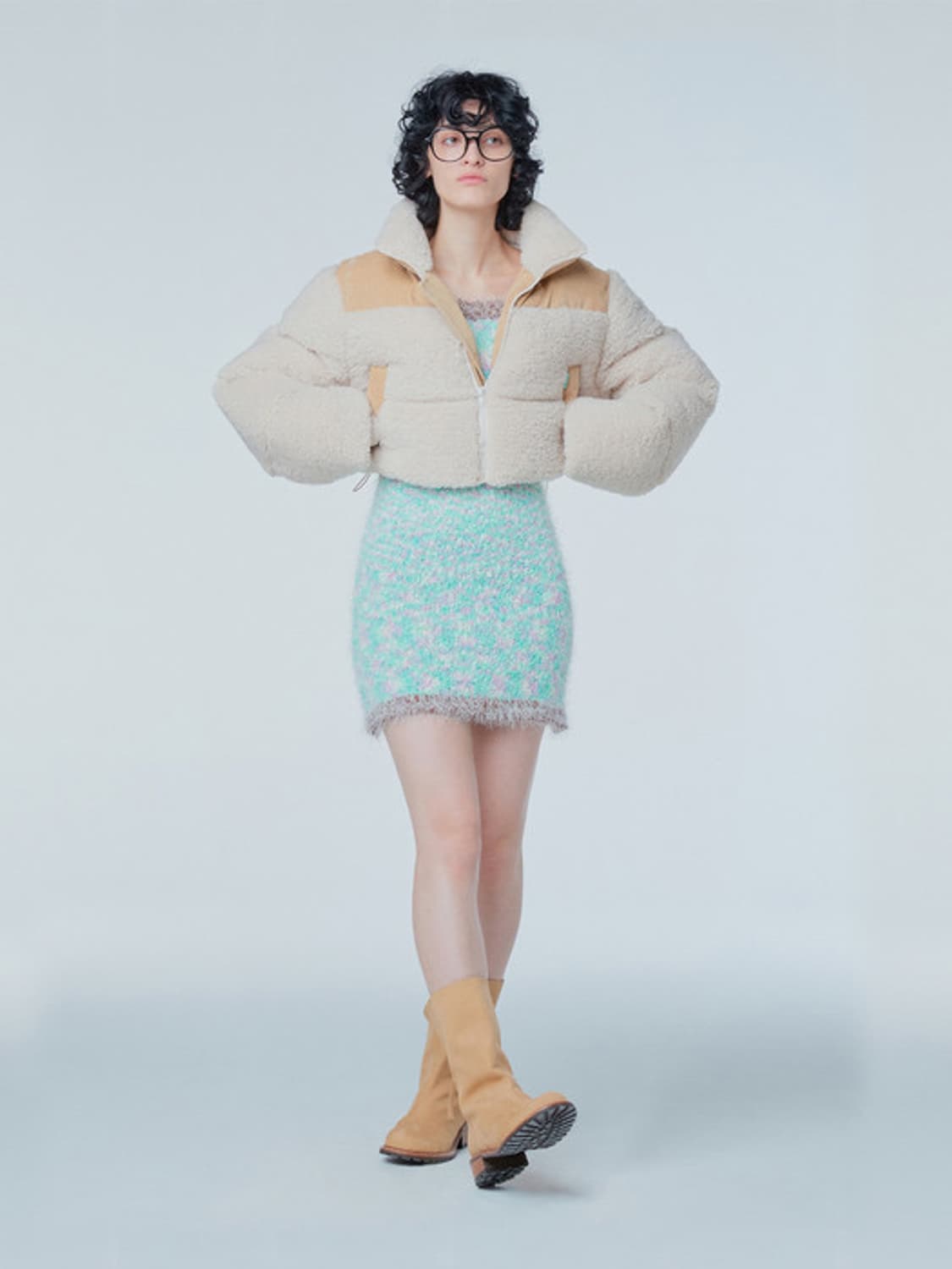 인스턴트펑크 모글 숏 패딩 아이보리 상품이미지2