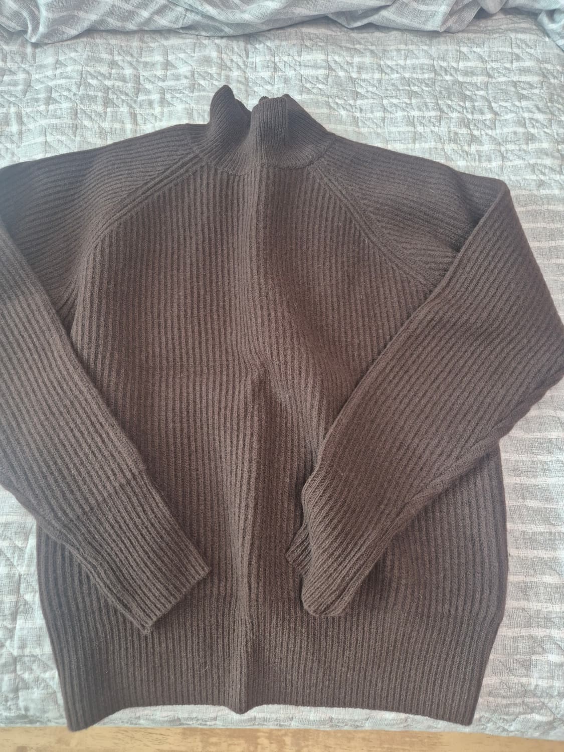 (1) 블랭크룸 피셔맨 스웨터 브라운 상품이미지1