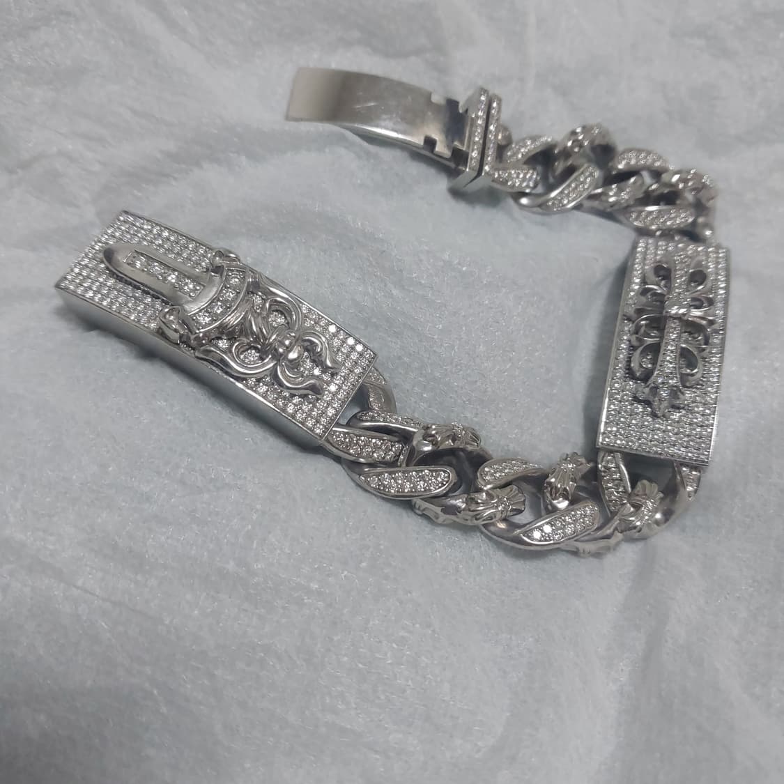 크롬하츠 모이사 풀 파베 제작팔찌 팝니다 상품이미지2