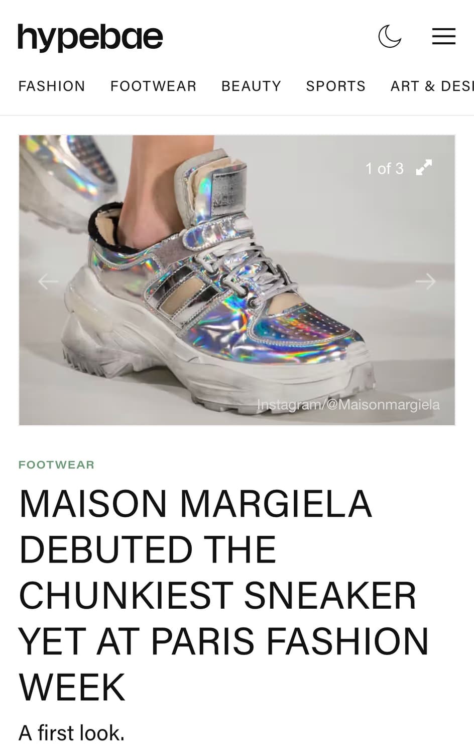 메종 마르지엘라 레트로 퓨처 스니커즈 상품이미지3