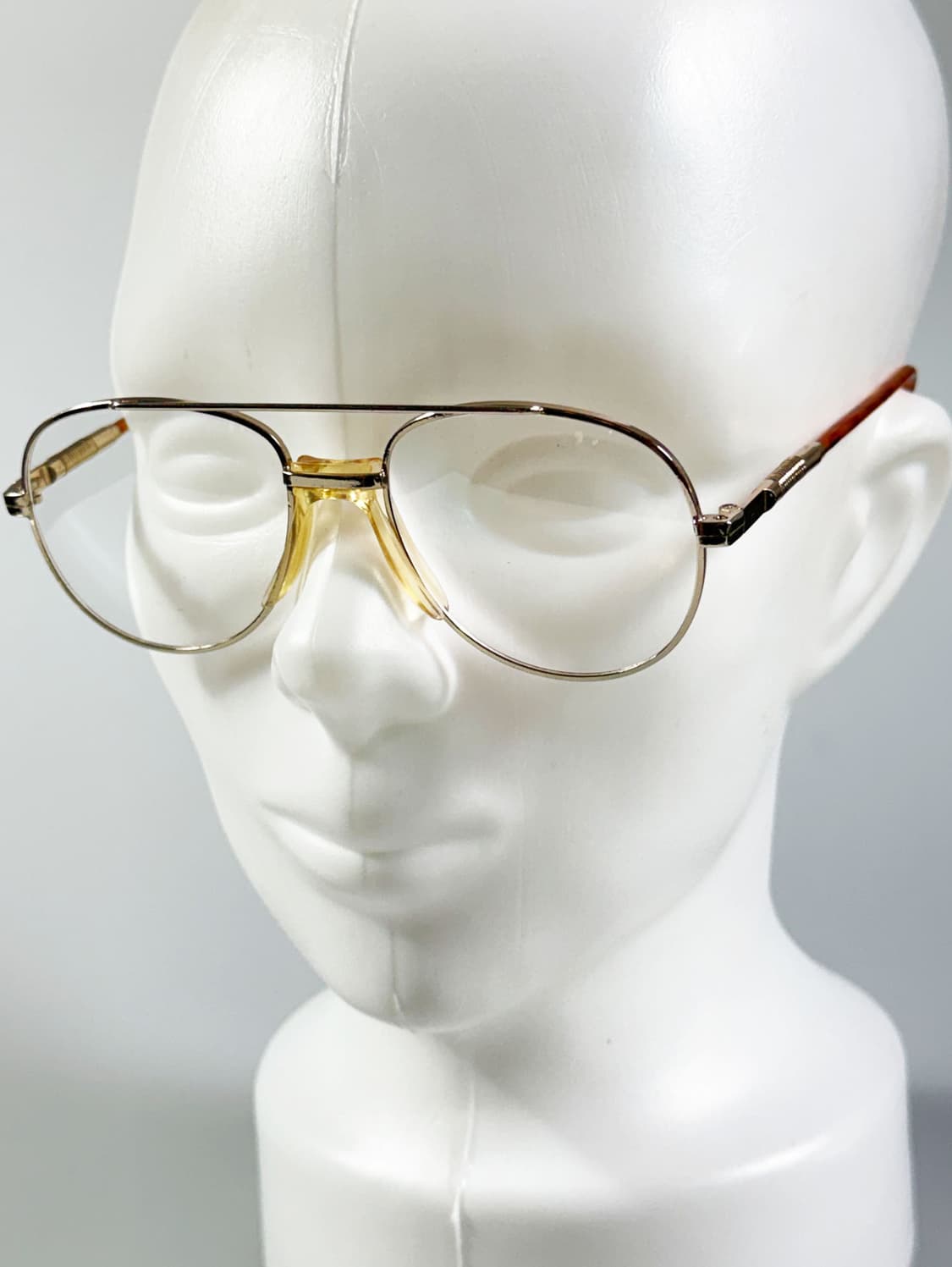 90s PERCEPTION 골드 보잉 프레임 빈티지 안경 상품이미지8