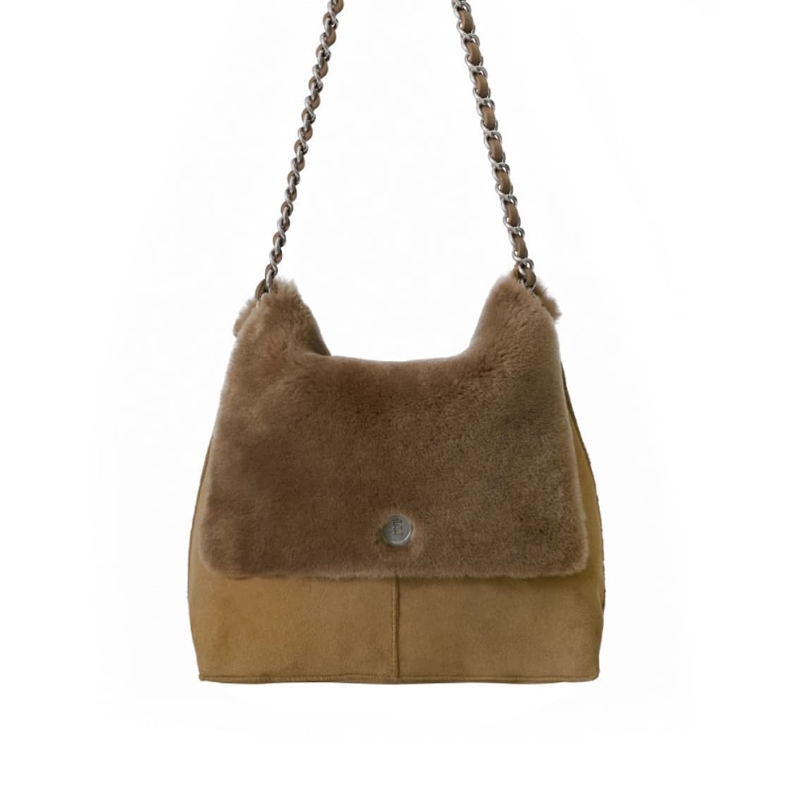 미닛뮤트 페블 체인백 무스탕 베이지 상품이미지1