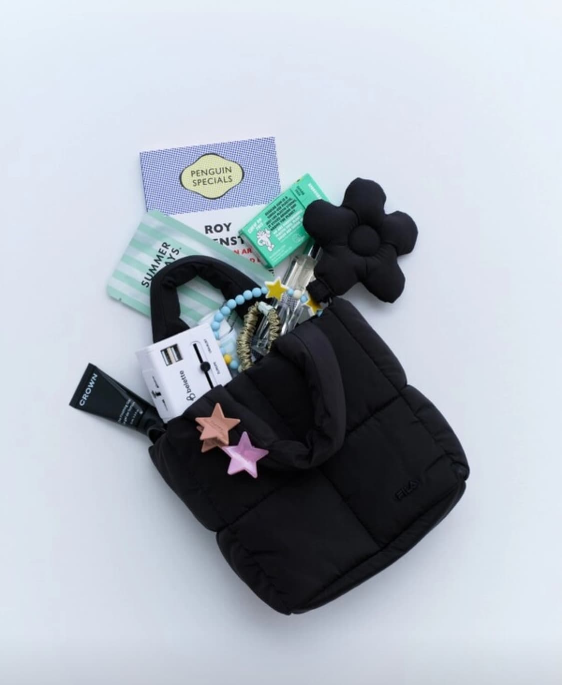 휠라 푸퍼 미니 토트백 크로스백 상품이미지7