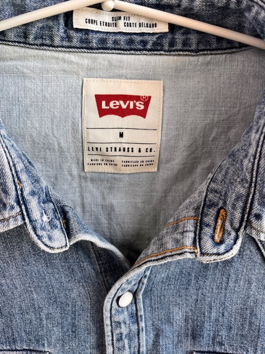 리바이스 연청 청셔츠,청난방(M) 상품이미지3