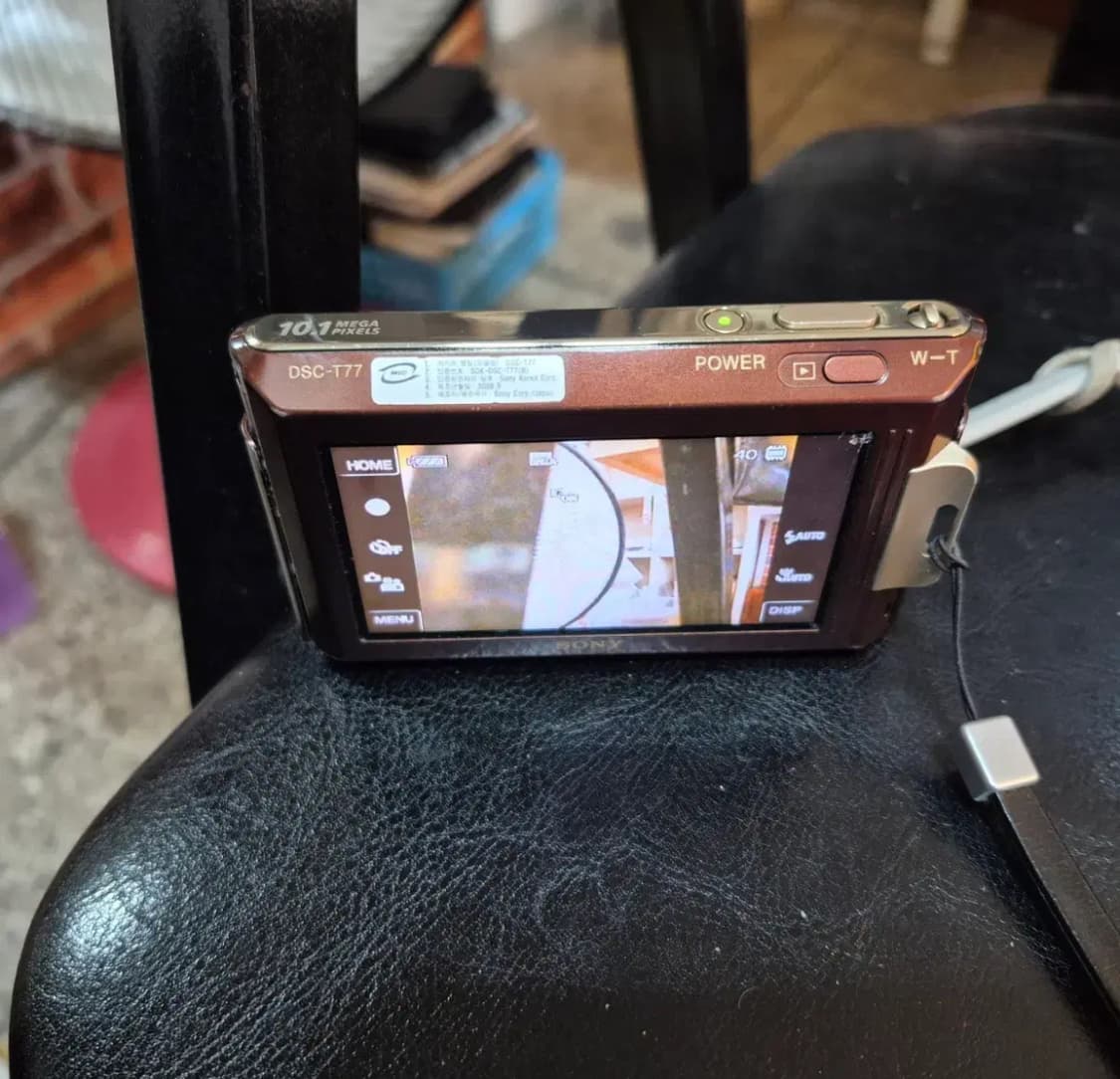(초희귀)소니 사이버샷 dsc-t77 디카 브라운 상품이미지1