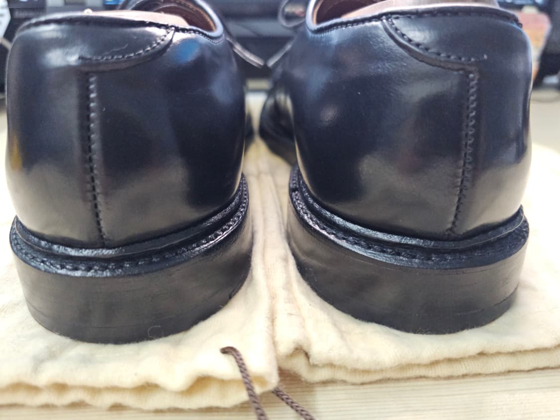 알든 9901 블랙 코도반 더비 8D 사이즈 상품이미지5