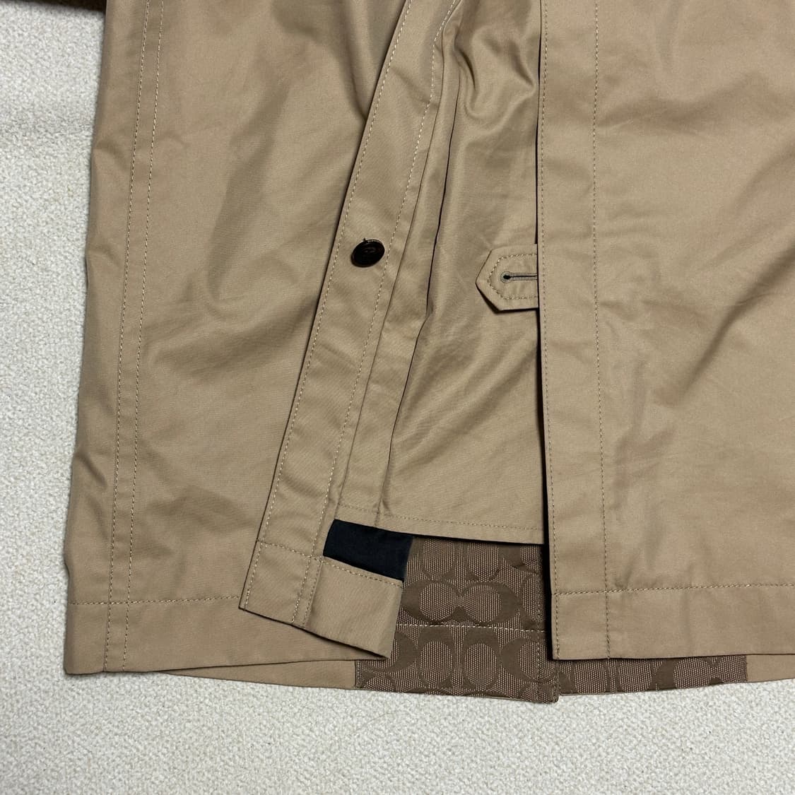 코치 웨스턴 롱 트렌치 코트 상품이미지6