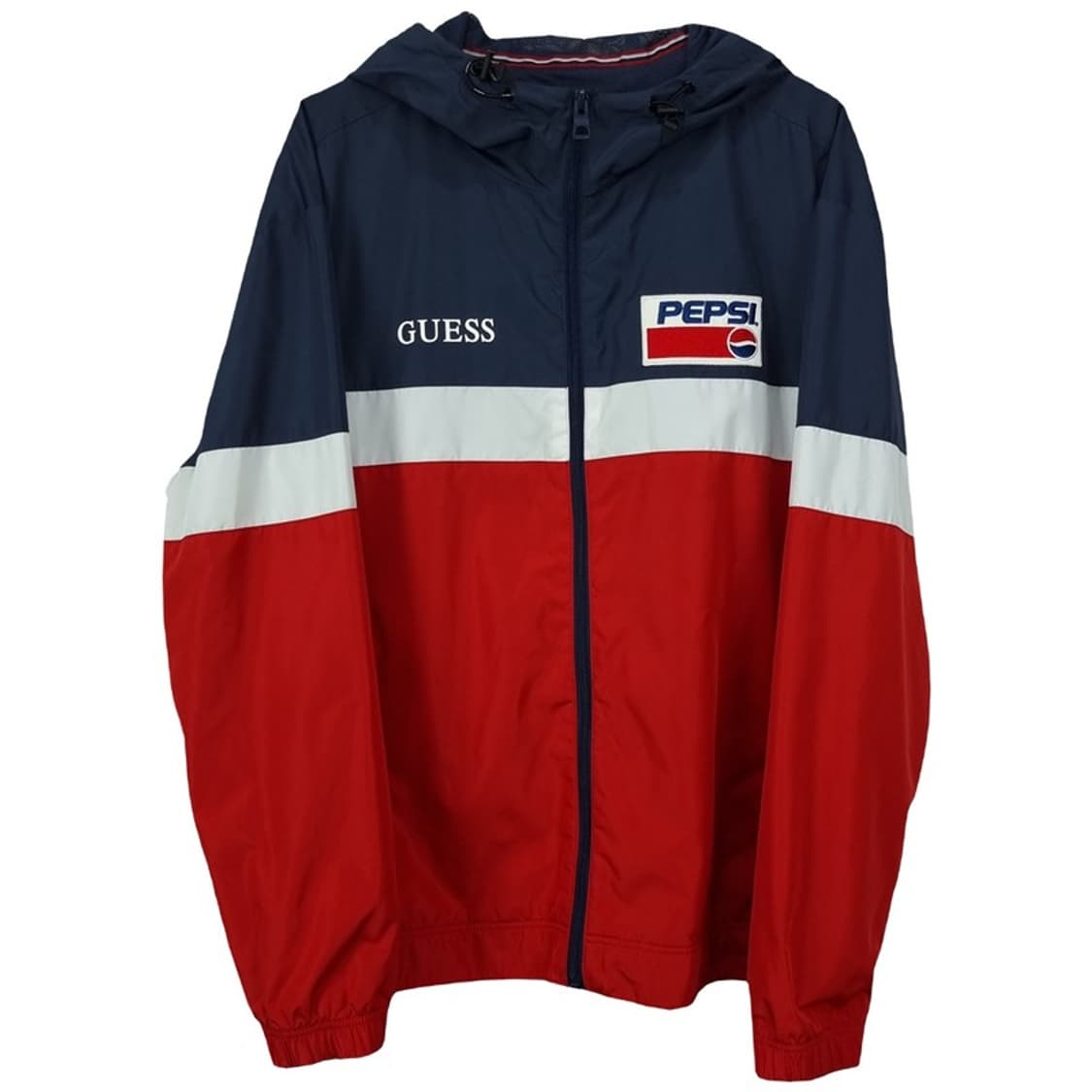 [게스 X 펩시] 패치 후드 바람막이 자켓 M19066 상품이미지2