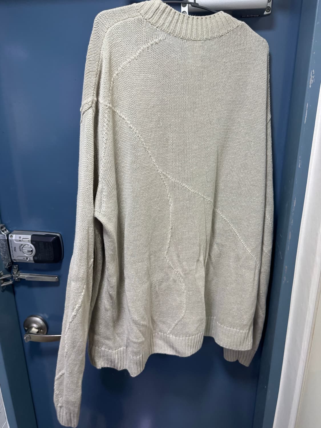 Cracked Sweater - Green Grey L 상품이미지3