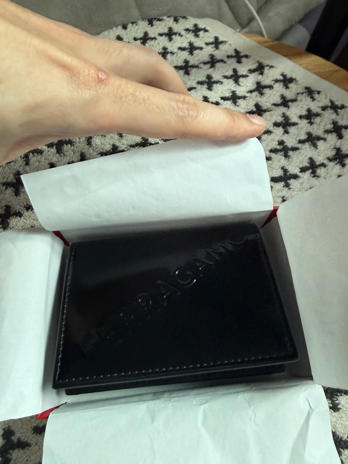 페라가모 블랙 카드지갑☆새제품 풀박스 상품이미지2