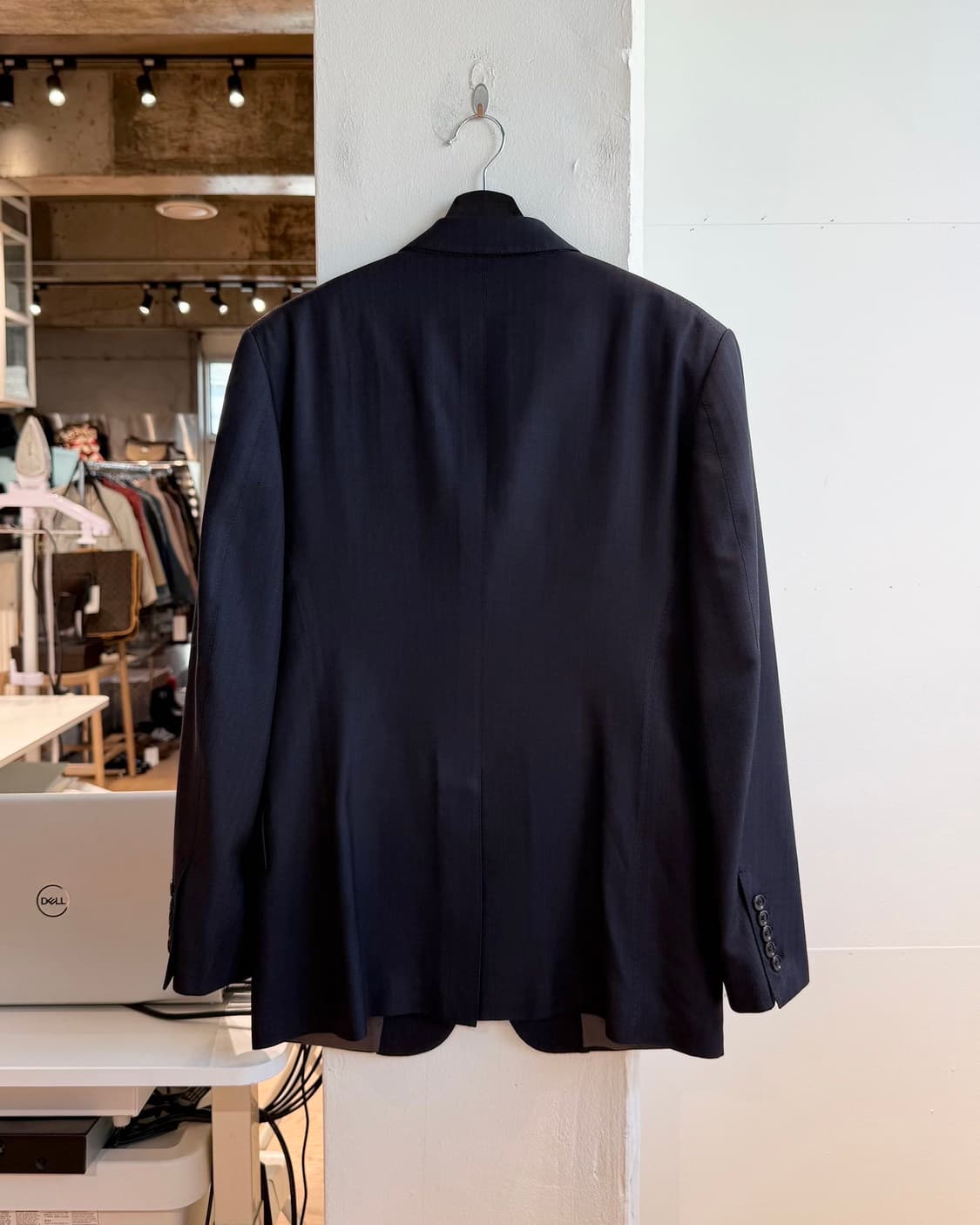 톰포드 네이비 실크혼방 2b 블레이저 자켓  상품이미지6