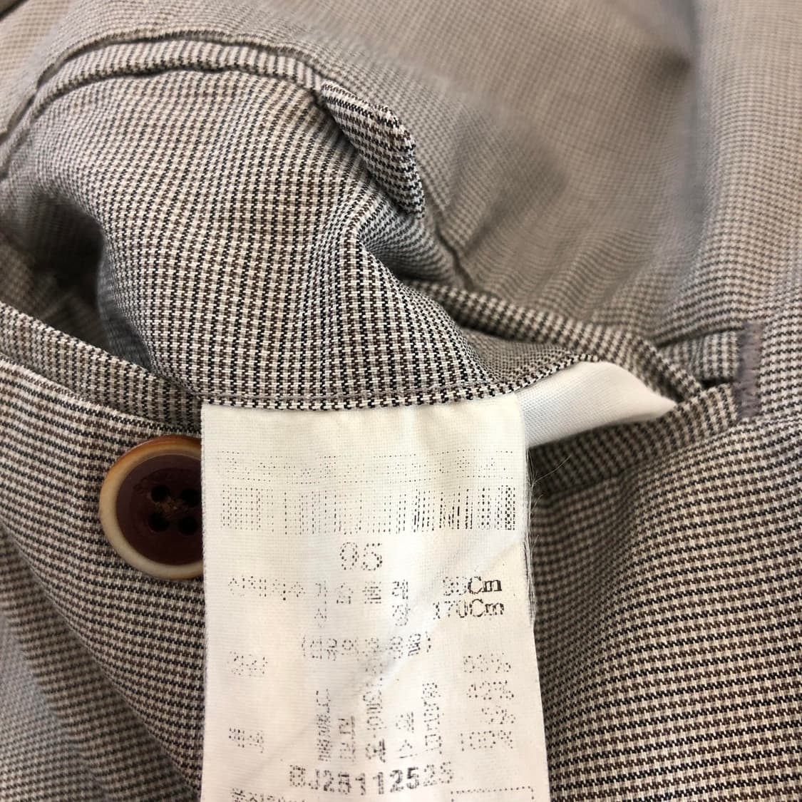 빈폴 자수로고 하운드투스 코튼자켓 95 상품이미지6