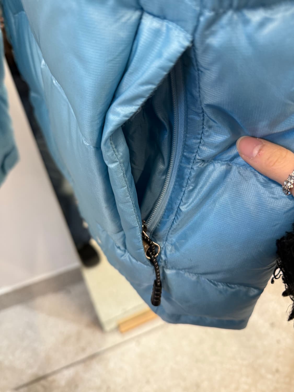 L.L.Bean sky blue down padding 상품이미지9