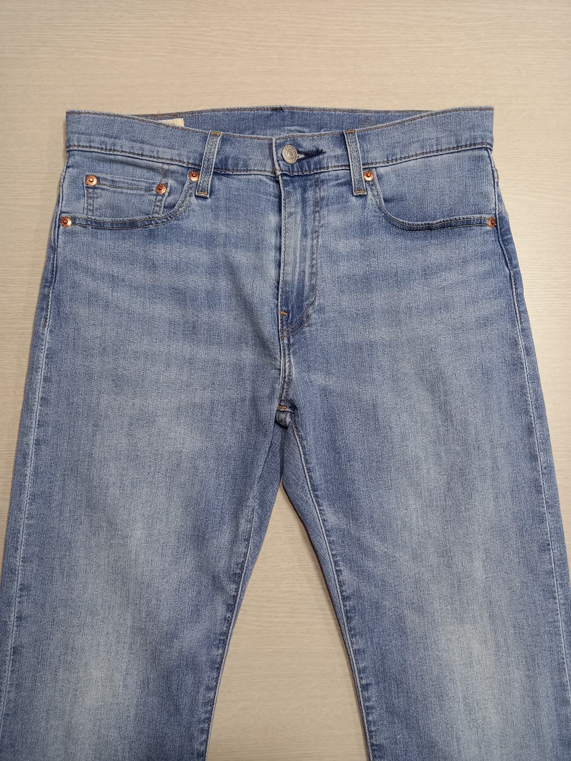 30 빅E 리바이스502 워싱 스판 슬림일자진 연청 30-148 상품이미지3