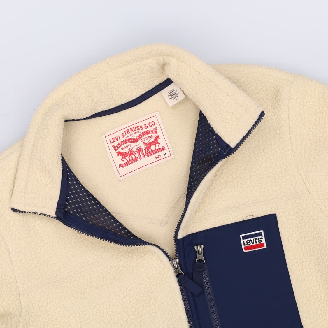 [M] 리바이스 남성 플리스 후리스 집업 저지 자켓 0115J 상품이미지3