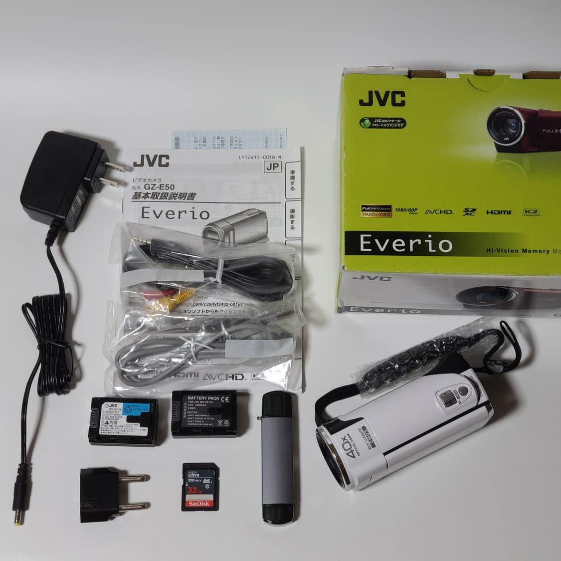 빅터 JVC 에버리오 GZ-E50 빈티지 캠코더 상품이미지2