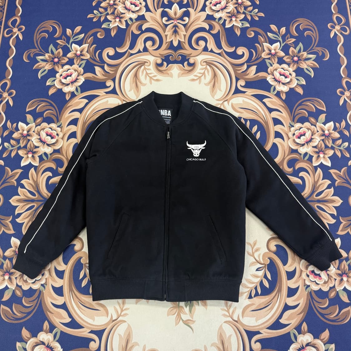 (L)엔베에이 NBA 시카고 불스 울 바시티 자켓(블랙) 상품이미지1