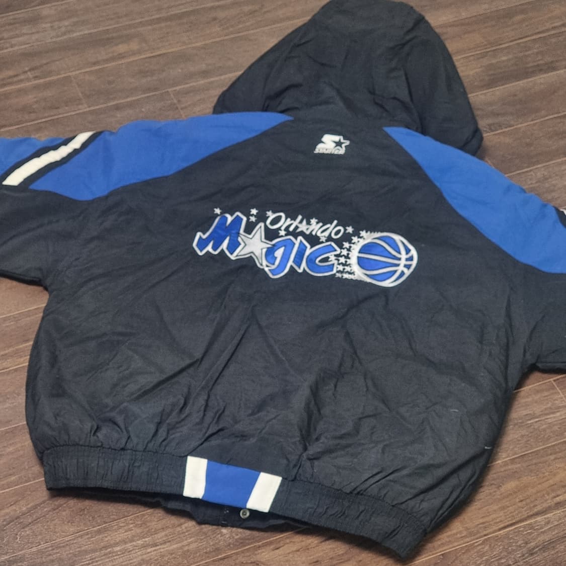 스타터 NBA 올드스쿨 올랜도 매직 후드 패딩 자켓 L 상품이미지5