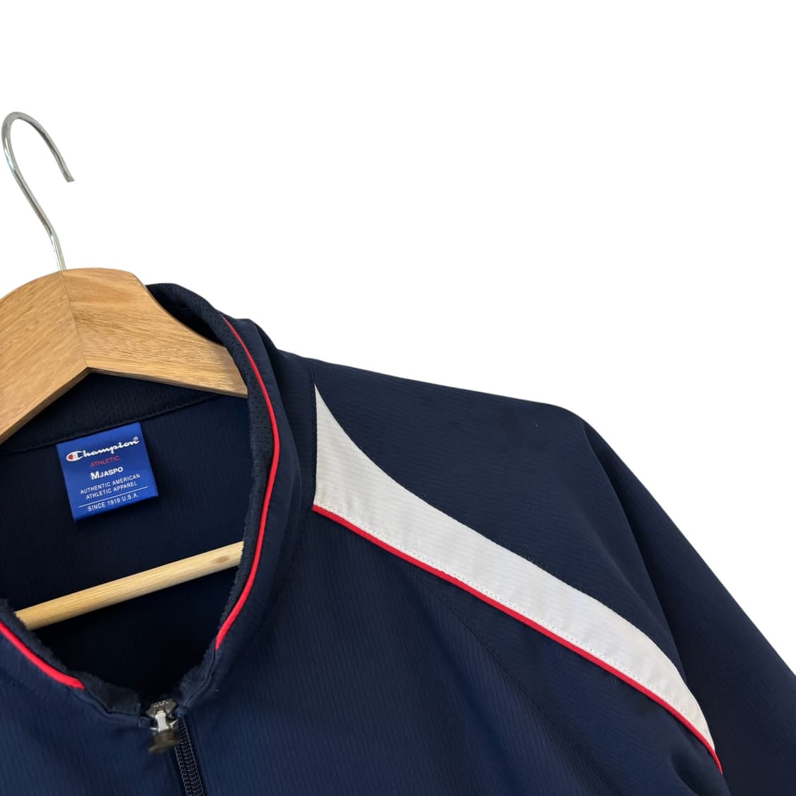 챔피온 더블 로고 바람막이 자켓 네이비 상품이미지3