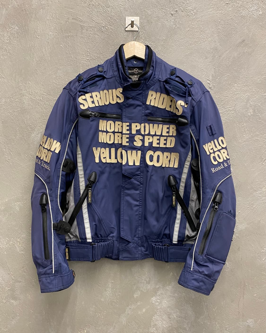 [L] Yellow Corn 옐로우 콘 빈티지 레이싱 자켓 상품이미지1