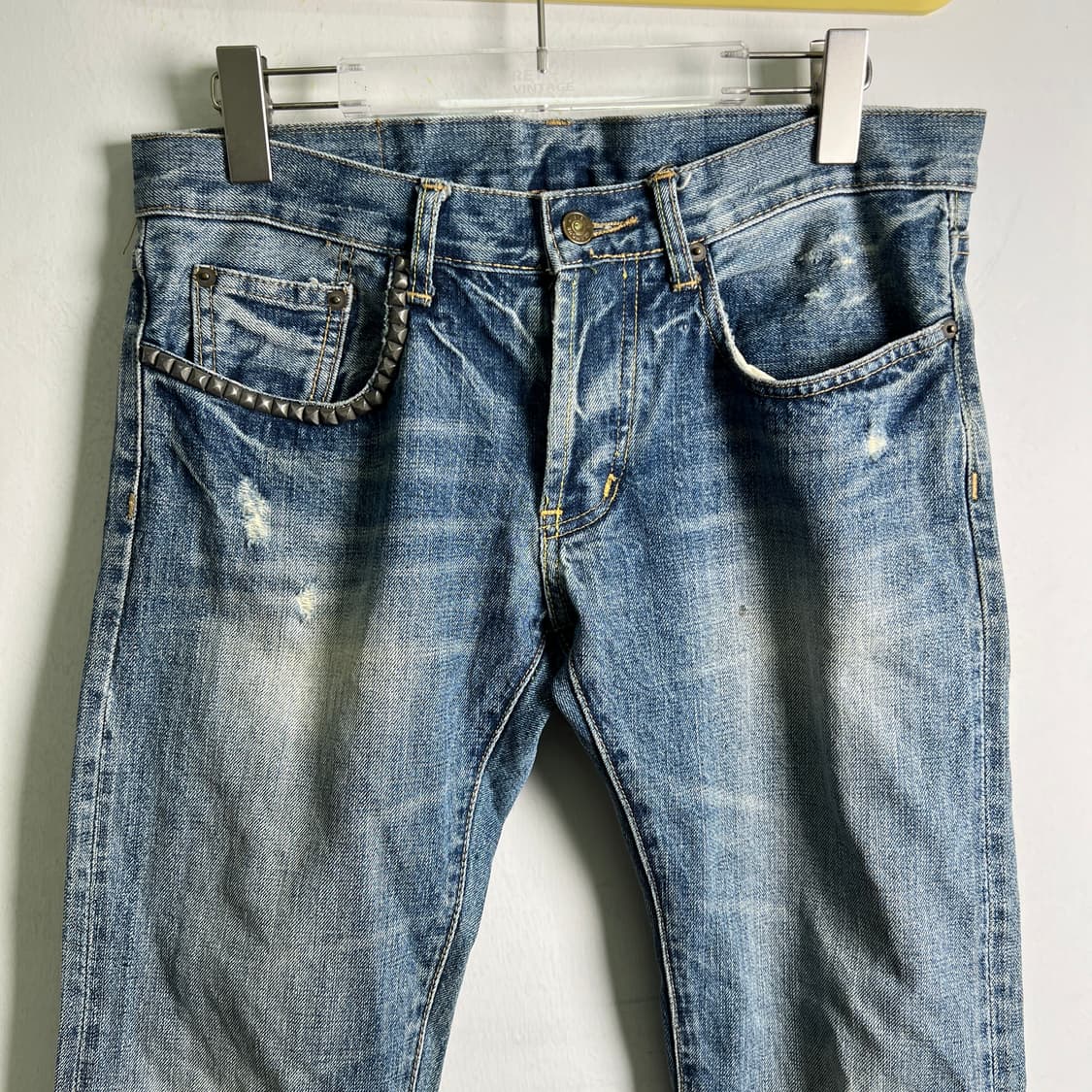 히스테릭 글래머 데미지 스트레이트 데님 팬츠 30 상품이미지3