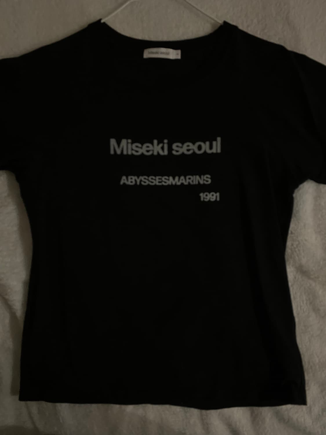 미세키서울 25HS시즌 반팔 블랙 상품이미지2