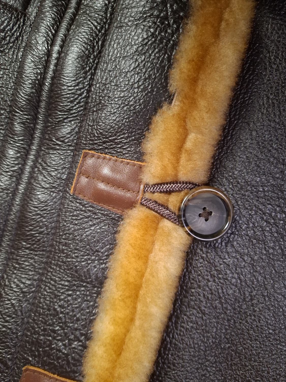 새제품 오리지날 알파사 WW2 미공군 B-7 리얼레더 항공 무스탕 베스트 상품이미지7