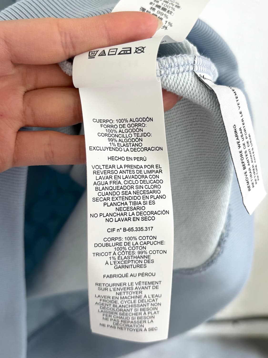 Coach 코치 시그니처 로고 블루 후드티  상품이미지9