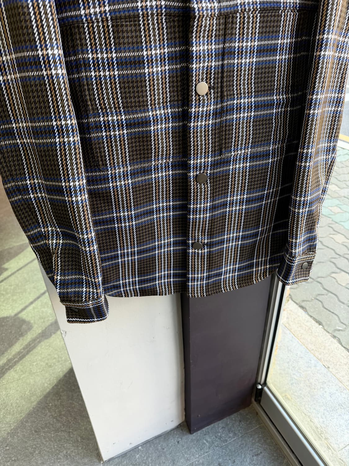 100/ 시스템옴므 21-22FW 플란넬 체크 자켓 상품이미지4