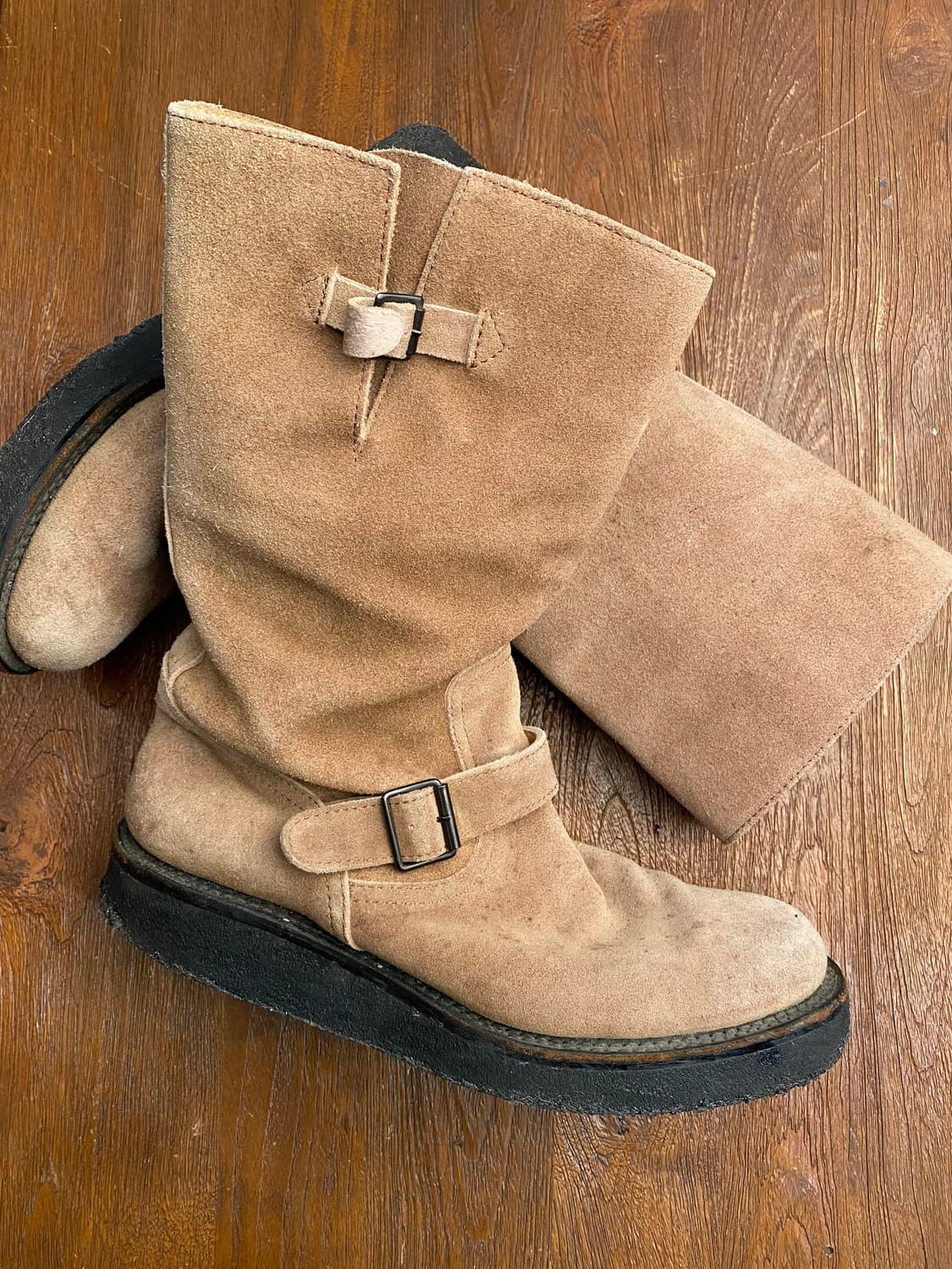 넘버나인 아카이브 스웨이드 엔지니어드 부츠 상품이미지1