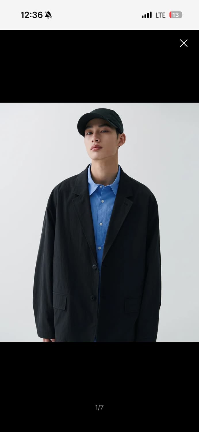 무신사스탠다드 시티레저 블레이저 블랙L 상품이미지5