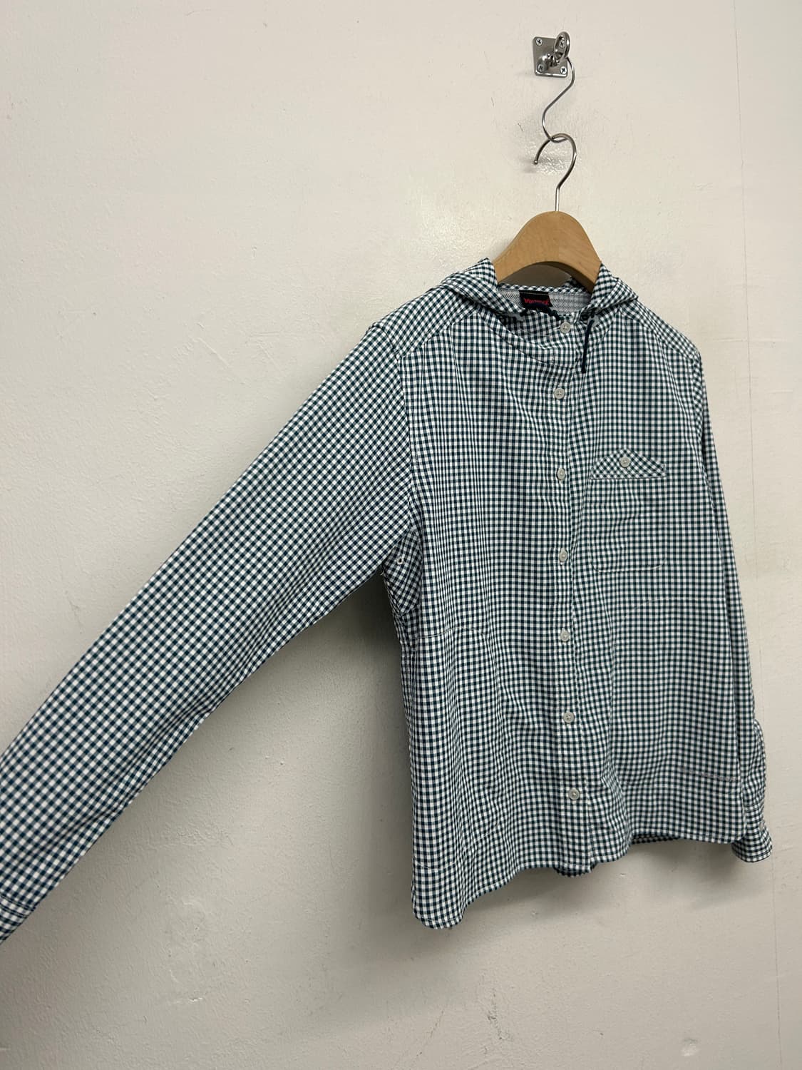 JPN Marmot 마모트 체크 후드 셔츠 상품이미지3