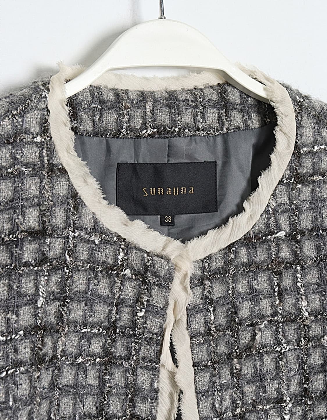 SunaUna Tweed Wool Jacket 상품이미지2