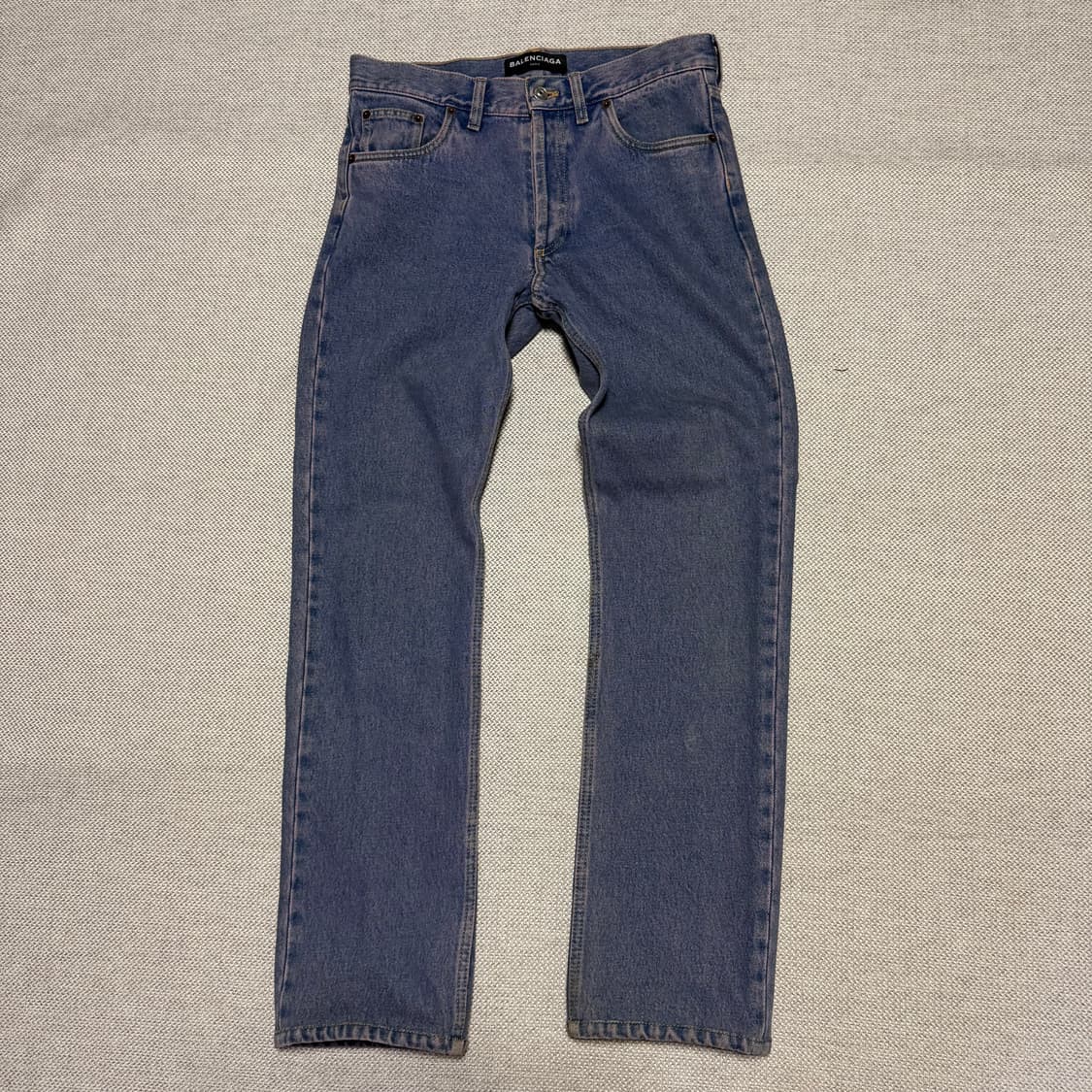 18ss 발렌시아가 핑크 중청 데님 팬츠 상품이미지1