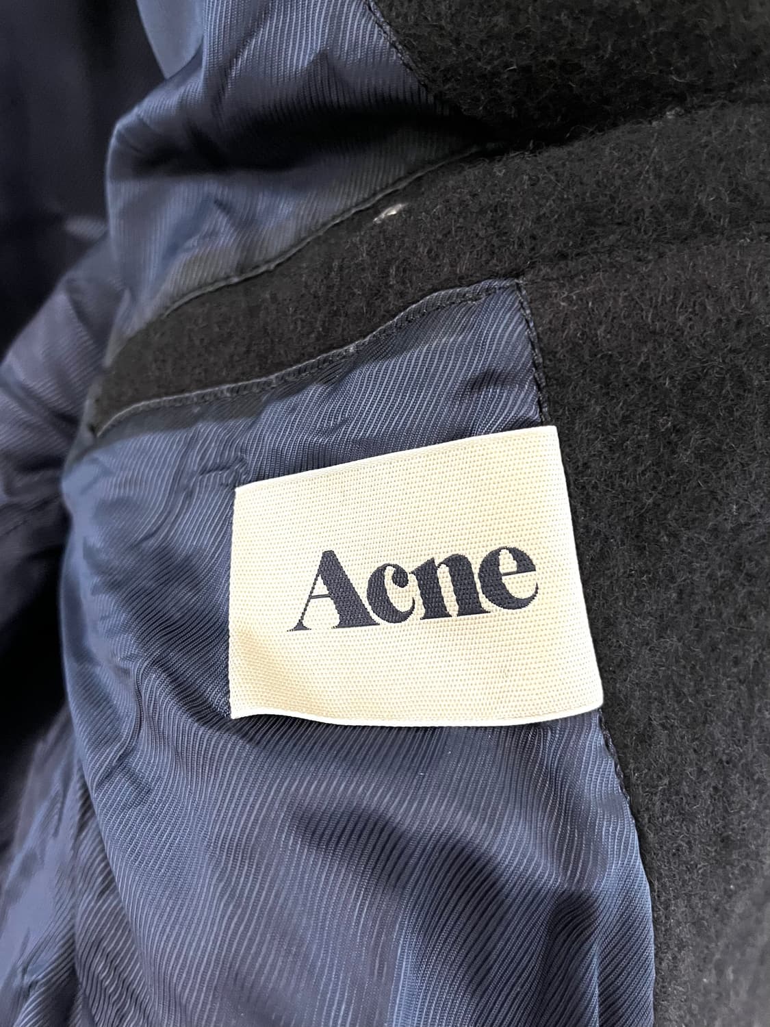 아크네 스튜디오 2013AW 암레더 울 라이더 자켓 상품이미지4