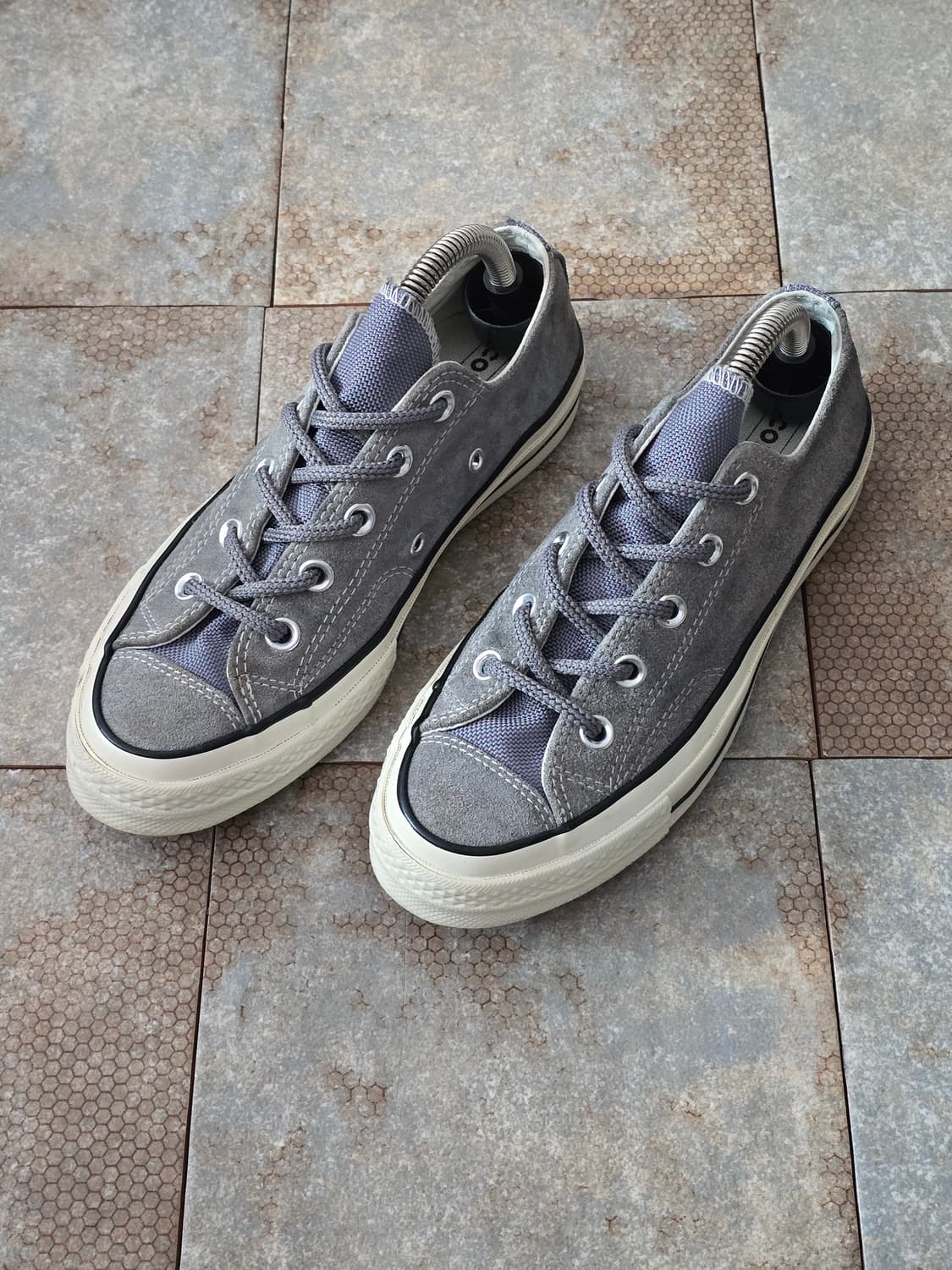 (230)컨버스 척 70 빈티지 스웨이드 차콜 상품이미지1