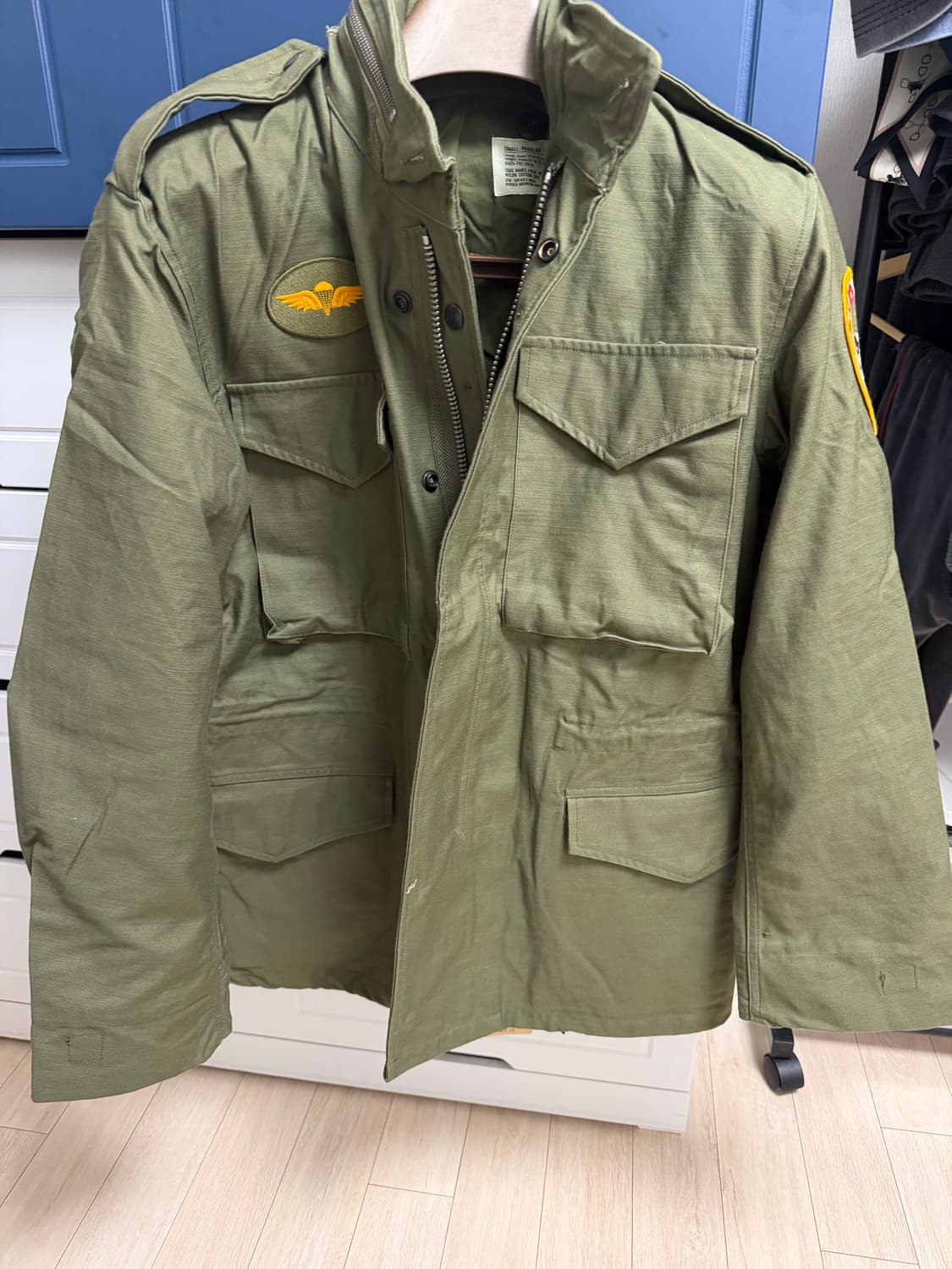 브론슨 택시 드라이버 복각 m65 자켓 s/r 새제품 상품이미지4