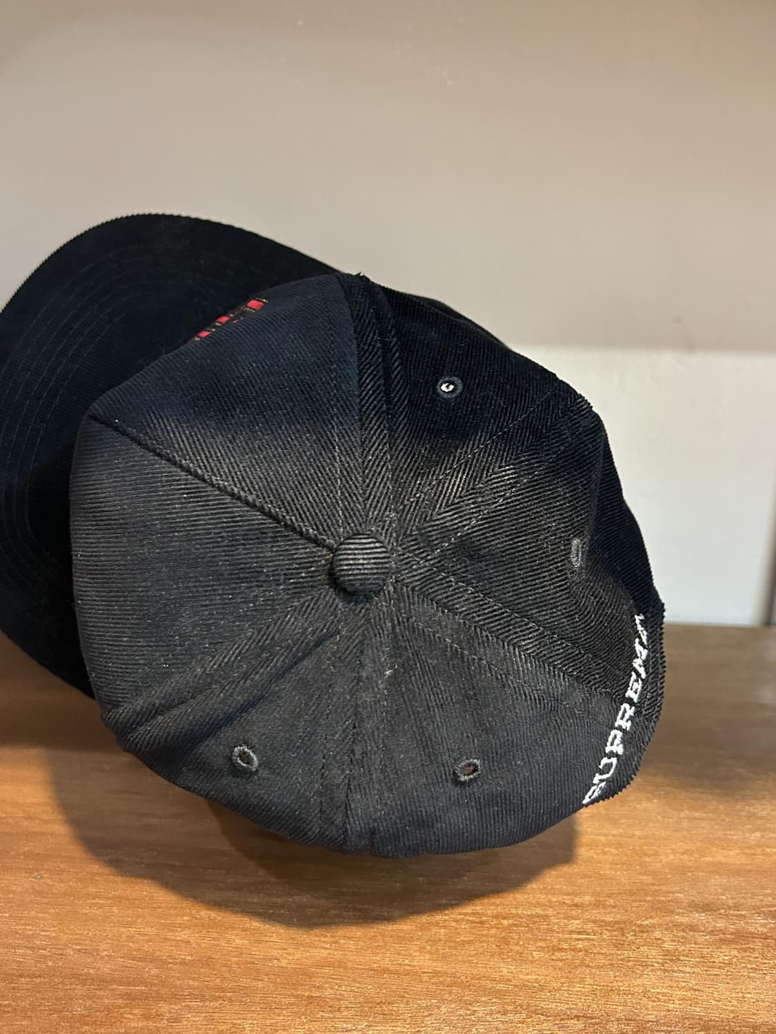 슈프림 코듀로이 클래식 로고 스냅백 상품이미지4