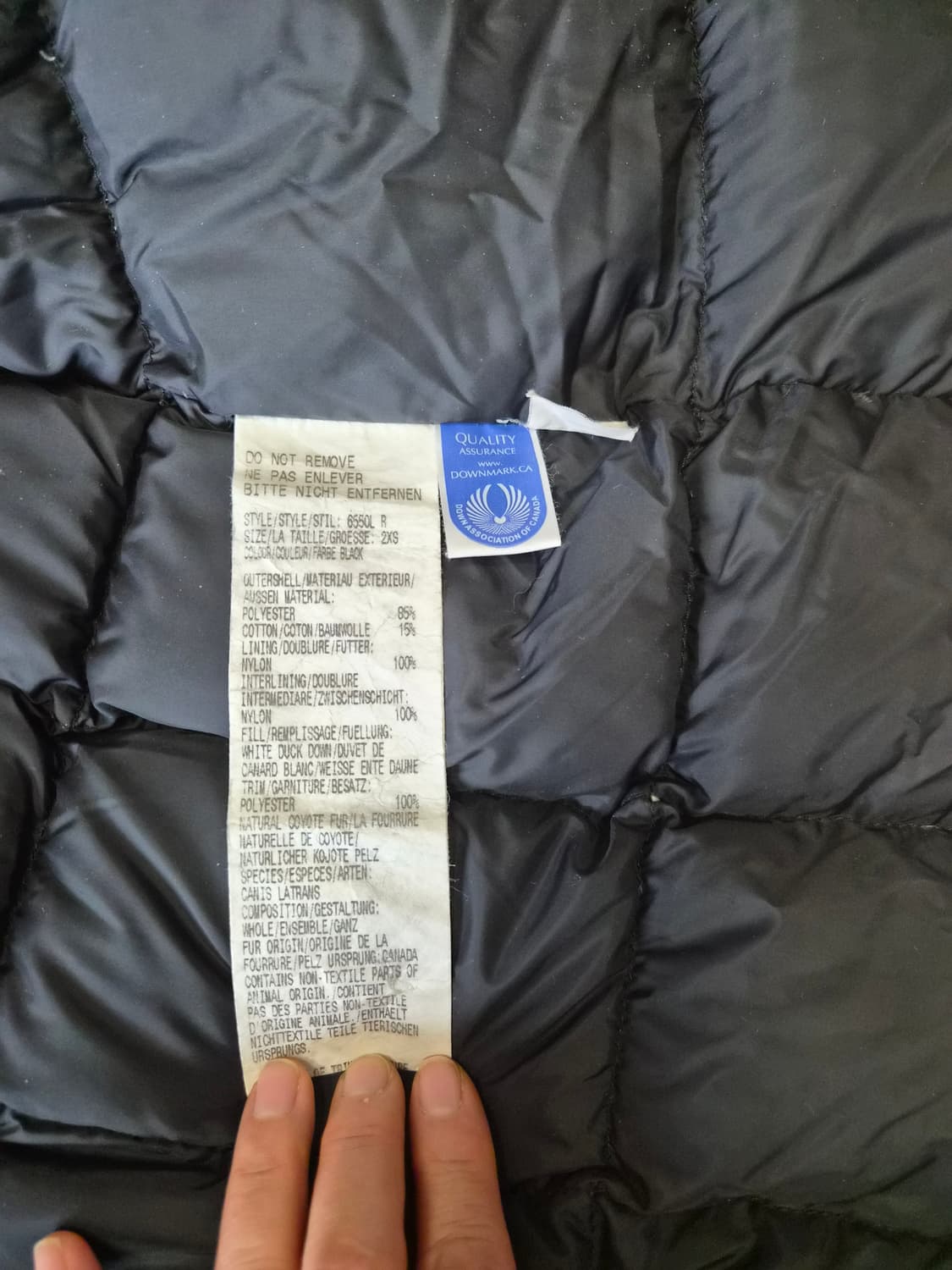 (정품) 캐나다구스 트릴리움 파카 롱패딩 2XS (명품 여자 자켓) 상품이미지4