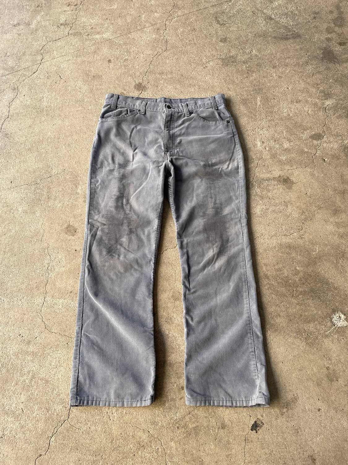 90s Levis 517 Corduroy Distressed 상품이미지4