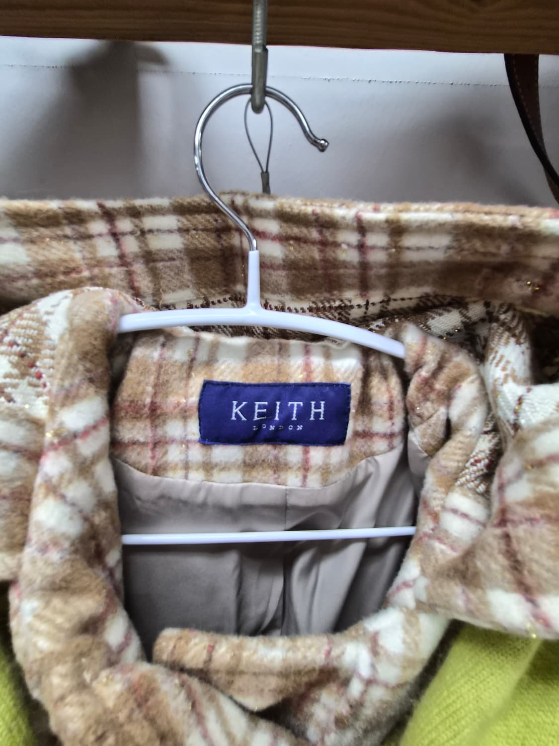 키이스 체크 떡볶이코트 상품이미지2