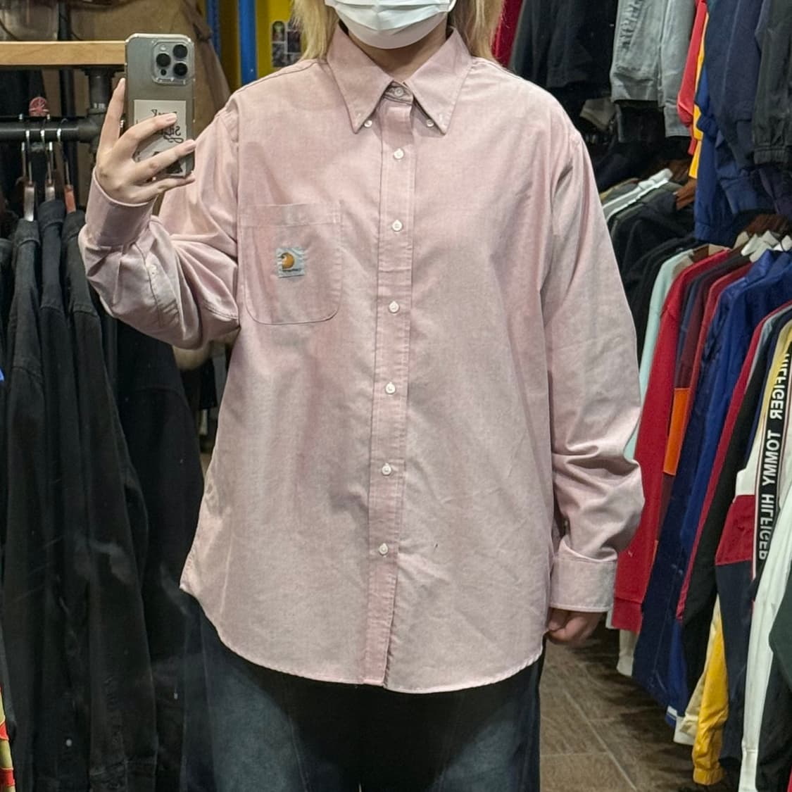 [HI] 칼하트 긴팔셔츠 핑크  상품이미지2