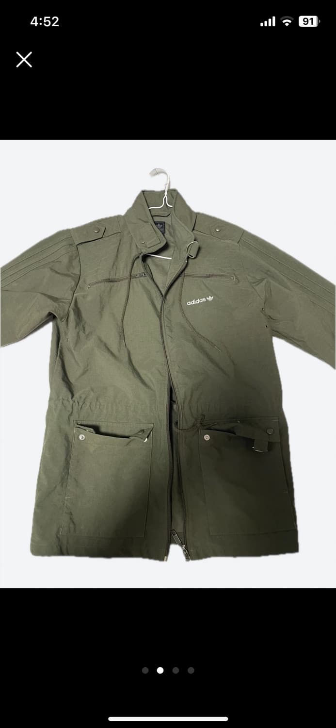 아디다스 야상 카키 자켓 95사이즈 상품이미지3