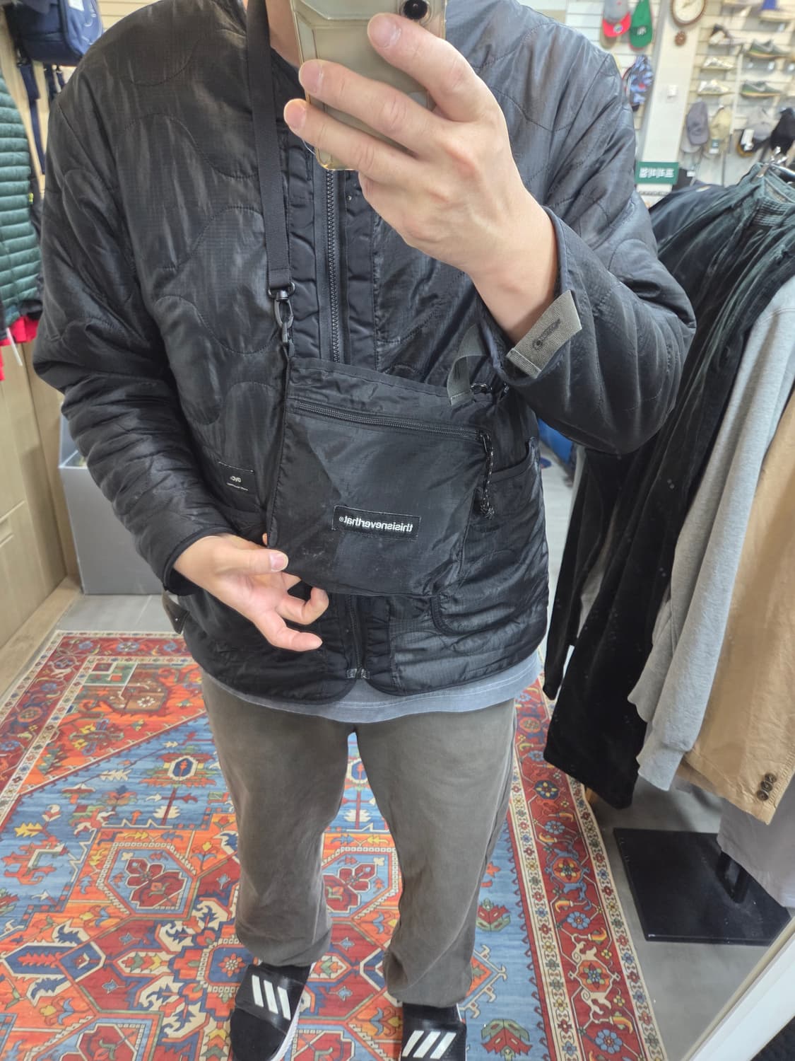 디스이즈네버댓 나일론 미니 크로스백  상품이미지4