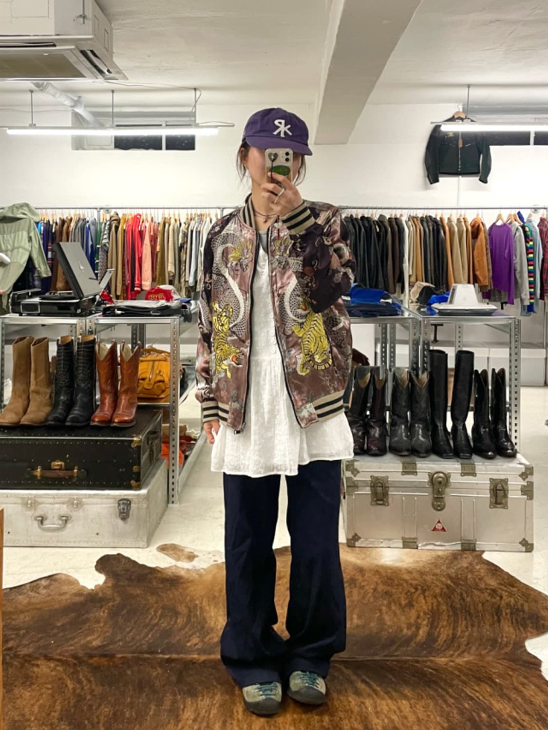 VTG reversible skajan 일본 빈티지 스카잔 상품이미지1