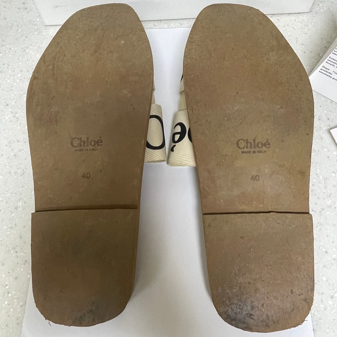 끌로에 우디 뮬 화이트 상품이미지6