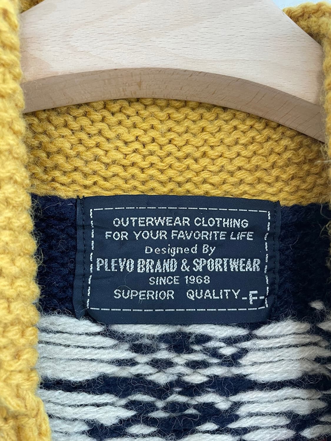 [M] plevo 코위찬 니트 자켓 상품이미지5