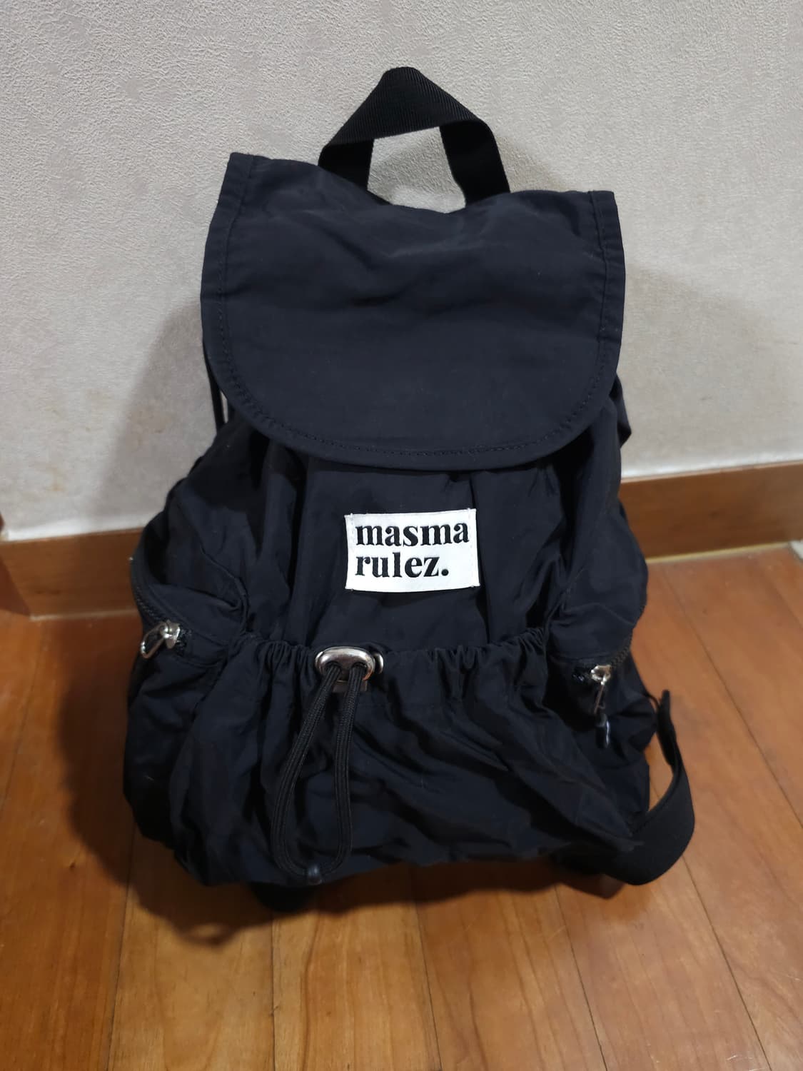 마스마룰즈 블랙 백팩 상품이미지2